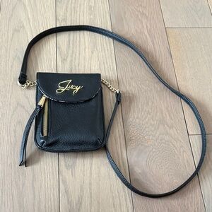 Juicy Couture Black Crossbody with Gold Details